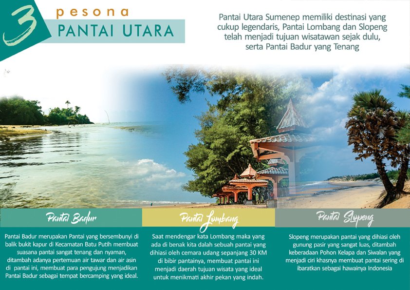 Pesona Pantai Utara, merupaka desitinasi legendaris di Kabupaten Sumenep, Pantai Lombang, Slopeng sudah sejak dahulu dikenal masyarakat luas.
#sumenep
#sumenepkab
#sumenepspektakuler
#sumenepsupermatap
#pesonaindonesia