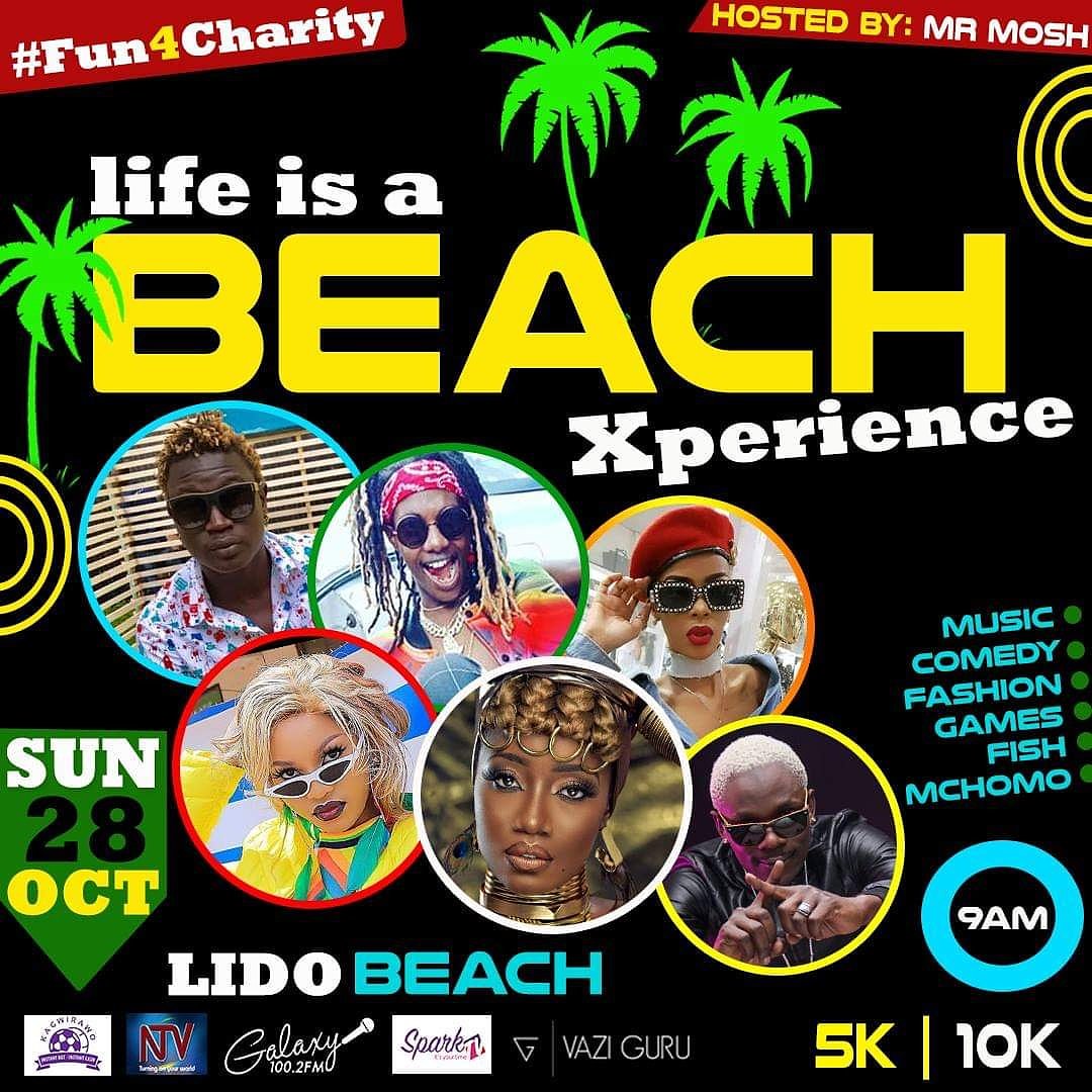 moshholic's tweet photo. It's happening 28th this sunday  at lido beach, come have fan as we support those needy children at only 5k/10k after midday 
Remember life is a beach✔️
#Fan4Charity
Hosted by @mrmoshlive @sparktvuganda @ntvuganda https://t.co/WuAyMsdbqo https://t.co/VvfYvrJQRT