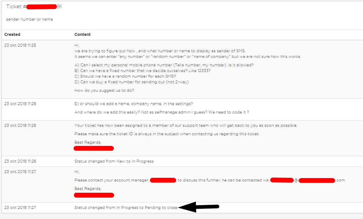 Hilarious, they closed my ticket but it's not solved. The problem with measuring "Time To Reply"... This is one of many reasons we believe in the Ticketbird way. We would not close this ticket. We would assign it immediately to the right expert who could reply #CustomerService
