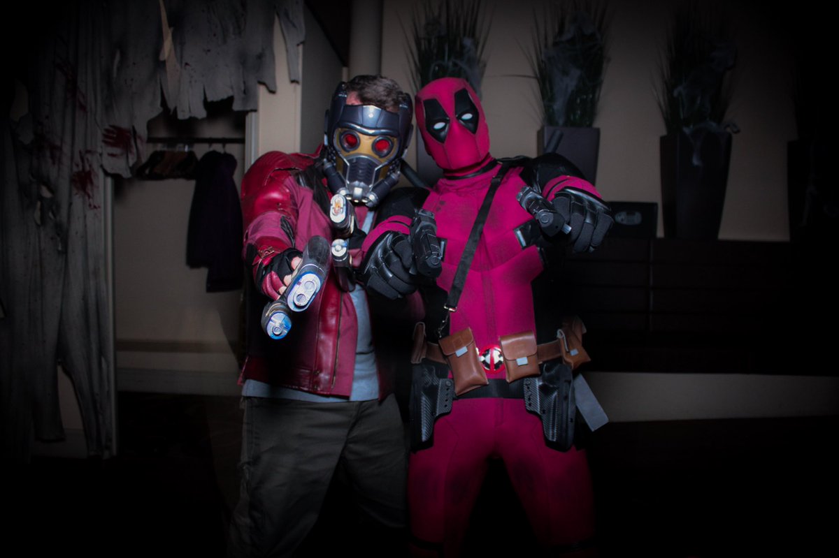 theloungestudio's tweet image. #premiereeventsuk #deadpool #starlord