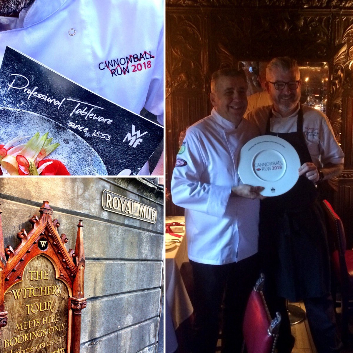 First stop the Royal Mile <a href="/TheWitcheryEdin/">The Witchery</a>.  

#scotland #cannonballrun2018 #wmf #professional #tableware  #Edinburgh #CCS #tableware 

 <a href="/wmfuk_hotel/">WMF UK - Professional Hospitality Division</a> @chefsdotnet  
<a href="/cannonballchefs/">@cannonballchefs</a> <a href="/HospAction/">Hospitality Action</a>
@scotland @chefsdotnet  <a href="/LiamJMcKenna/">Liam McKenna</a> <a href="/TheWitcheryEdin/">The Witchery</a>