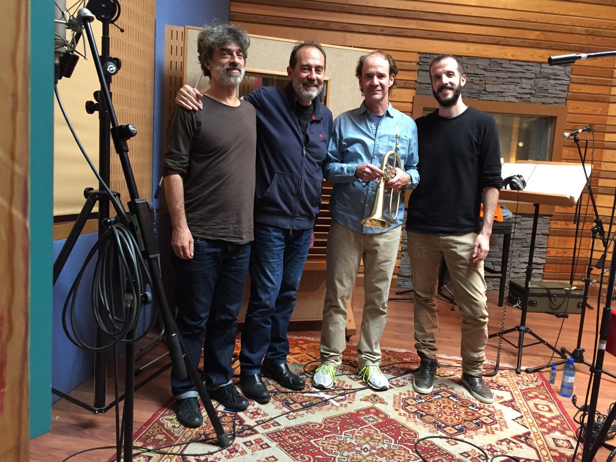 JoaqunChacn's tweet image. Grabación de mi nuevo proyecto, con los grandes Chris Kase, Daniel García, y Pablo Gutierrez.