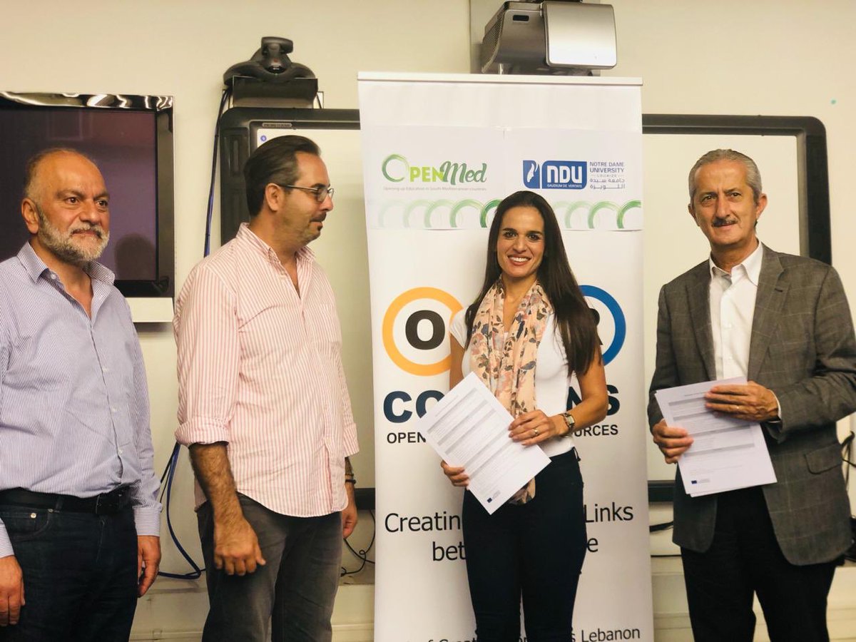 Fawzi Baroud (@fbaroud) on Twitter photo Distribution of Certificates for Faculty members <a href="/NDU_Louaize/">Notre Dame University-Louaize</a> who successfully completed the training of trainers online course on “Open Education fundamentals & approaches” created by <a href="/openmedpro/">OpenMed</a> team. <a href="/unimed_network/">unimed_network</a> <a href="/cri_ste/">Cristina Stefanelli</a> @fabionascimbeni <a href="/villaronrubia/">Daniel Villar-Onrubia https://mastodon.green/@dvo</a> <a href="/EUErasmusPlus/">Erasmus+</a> Distribution of Certificates for Faculty members <a href="/NDU_Louaize/">Notre Dame University-Louaize</a> who successfully completed the training of trainers online course on “Open Education fundamentals & approaches” created by <a href="/openmedpro/">OpenMed</a> team. <a href="/unimed_network/">unimed_network</a> <a href="/cri_ste/">Cristina Stefanelli</a> @fabionascimbeni <a href="/villaronrubia/">Daniel Villar-Onrubia https://mastodon.green/@dvo</a> <a href="/EUErasmusPlus/">Erasmus+</a>