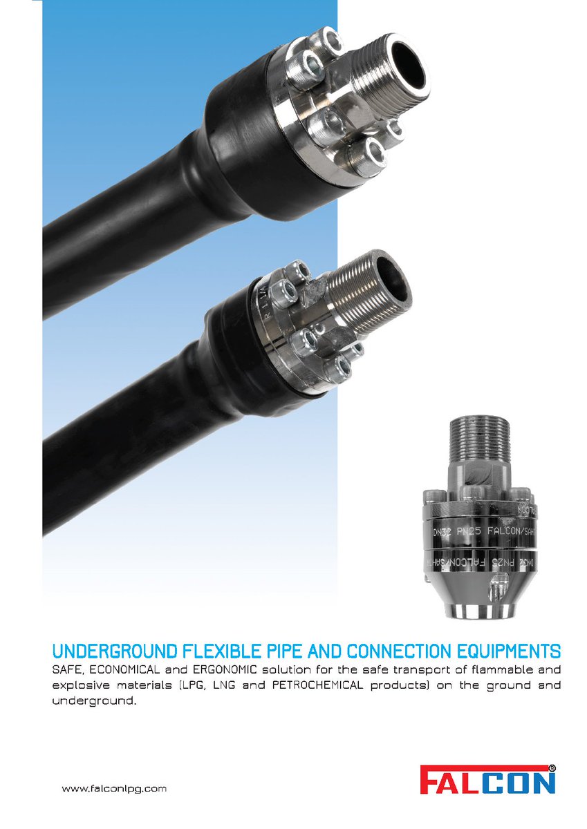 lpgdispenser's tweet photo. Falcon provide SAFE - ECONOMIC &amp; ERGONOMIC solutions for the safe transportation of flammable and explosive products (LPG, LNG and Petrochemical products) on the ground and underground by Falcon Flexible Pipe And Connections.
#lpg, #lpgflexiblepipe, #lpgpipe, #lpgtransportation https://t.co/Ztv2Aj6TJI