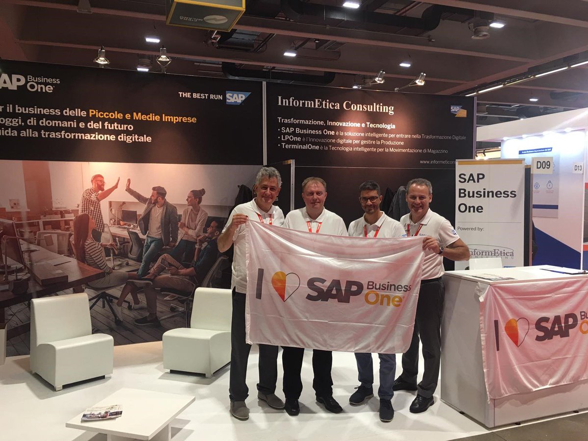 Just for you <a href="/pauloalmeidaSME/">Paulo Almeida</a>. The <a href="/InformEtica_One/">InformEtica Consulting</a> team in #SAP Village at #SMAU Milano <a href="/smaunotes/">SMAU</a> <a href="/AndreaGrigoli/">Andrea Grigoli</a> <a href="/AndreaMarchi/">ANDREA MARCHI DURAN</a> <a href="/FlorindoDino/">FlorindoLamonica</a> #SAPBusinessOne #SAPPartners