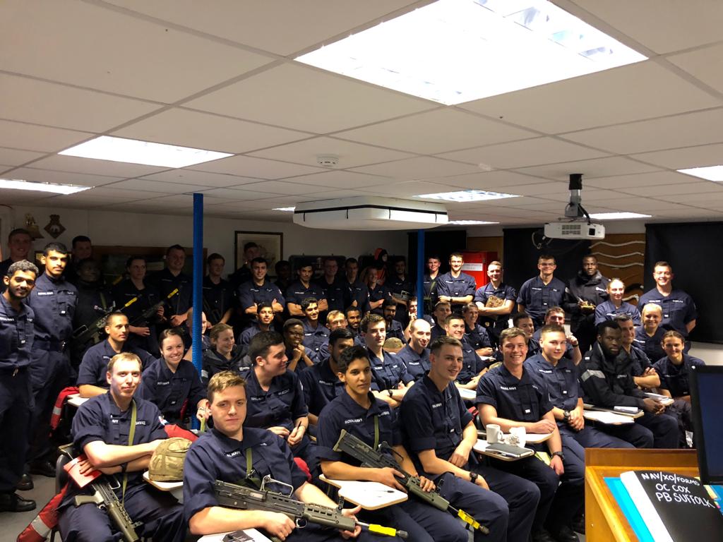 Standby for main orders! 

The first batch of marinisation cadets are being briefed before starting MARL. This is their final #leadership assessment.
