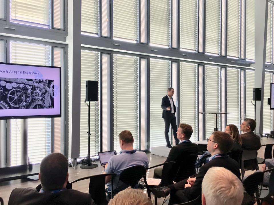 Cherwell's tweet photo. We loved hearing from @dwellington at #CDC18 in Munich yesterday. Dominic from @moogsoft showed everyone how we can see fewer tickets, solve them faster and without rules. #ITSM #Cherwell https://t.co/EAvgqxs0GH