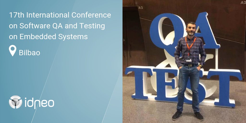 Idneo_Tech's tweet photo. Thanks @QATestBilbao for inviting Miguel Angel Fernandez on such interesting Conferences.
We'll be loading the speach content in our blog in a few days 
#QATEST2018
https://t.co/7p91gC2g7y https://t.co/TW6KD7x8Vx