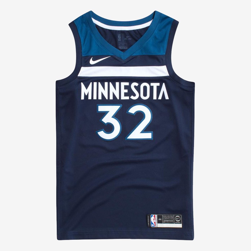 karl anthony towns throwback jersey