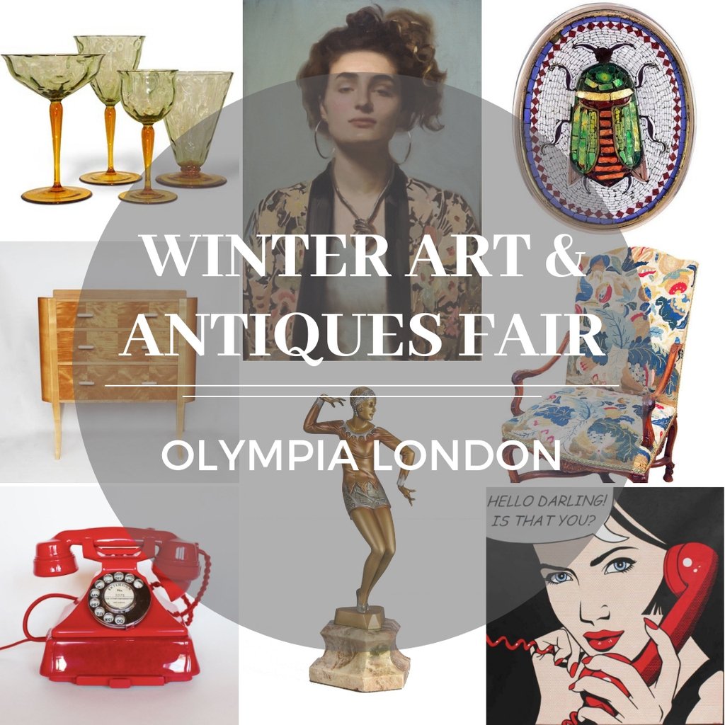 OlympiaAntiques's tweet photo. Final Countdown! 🌟
Over 70 leading UK #art, #antiques and #contemporary dealers are coming to @olympia_london to showcase their sought-after wares - over 20,000 pieces in fact. Add to that the impressive lineup of expert speakers - this is a truly unmissable event! https://t.co/6eDt0TtGtZ