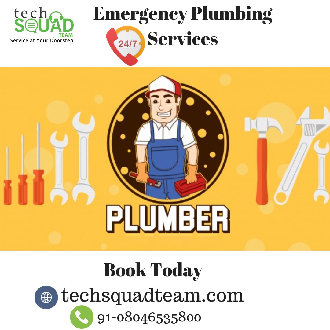 TechSquadTeamIN's tweet photo. Do you need #emergencyplumbingservices for your #home or #commercialproperty? Contact #TechSquadTeam to get an expert #plumber at your doorstep for fixing the #plumbing issues in an effective & convenient way. https://t.co/yV2L6bXFrT
#Plumbingservice #Leakytaps #Kitchenplumbing https://t.co/yt3wp4sTAH