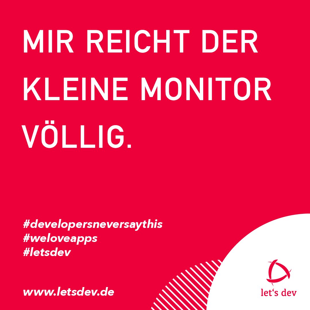 let's dev GmbH & Co. KG tweet media