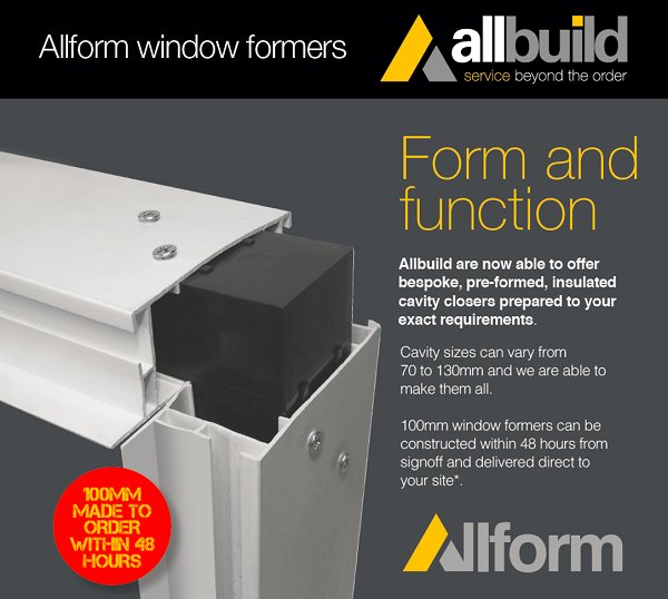 SNS_Farnborough's tweet image. Needing a solution to cavity closer legislation and requirements?

Allform Window Formers - bit.ly/2ANYdK3  

#windowformer #regulation #requirement #allbuild #window #carpentry #brickwork #construction #tradetalk #solution #speed #energy