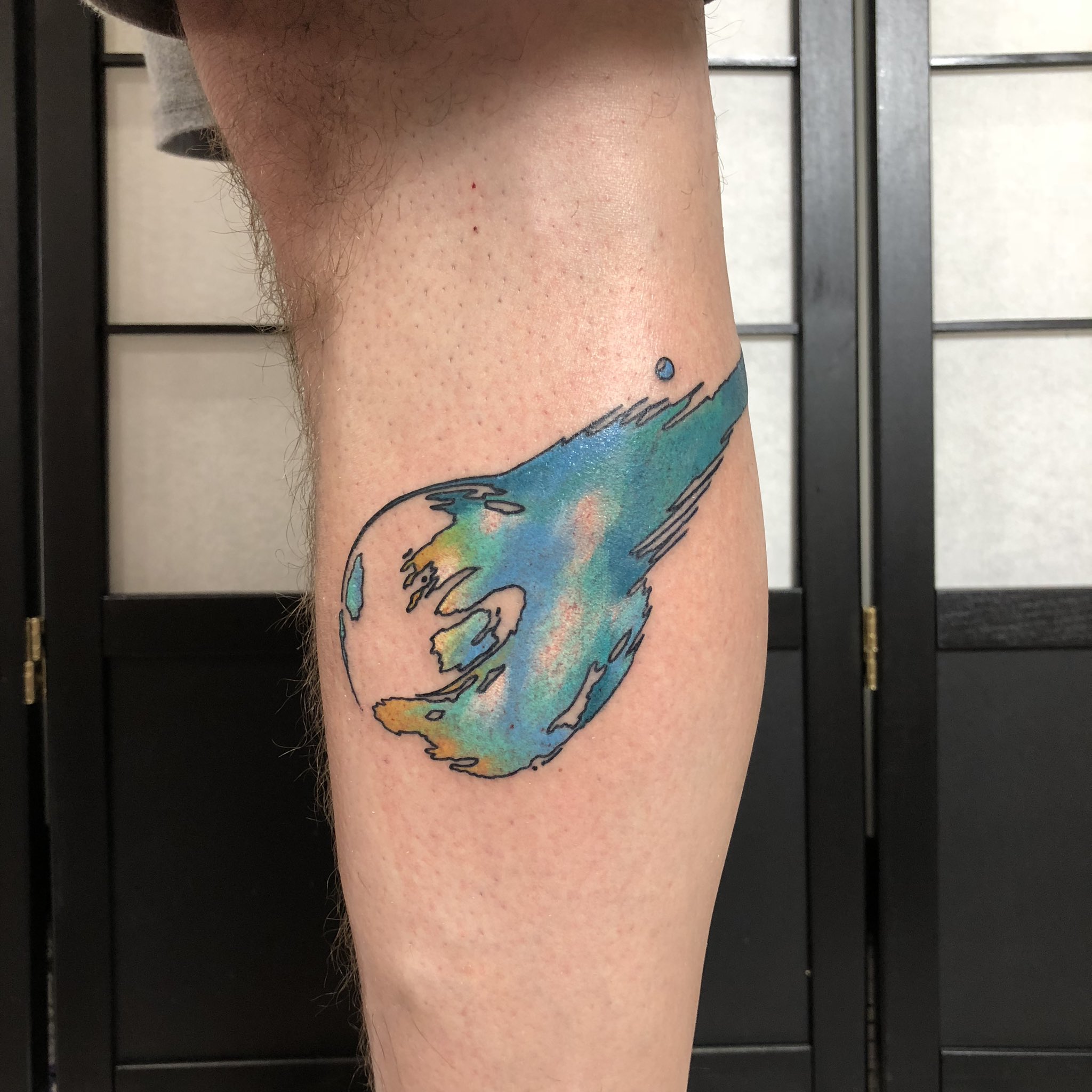 Tattoo thread Got any FF7 tattoos you wanna show off Or just cool tattoos  in general I got this guy back in June and its still my fav  rff7