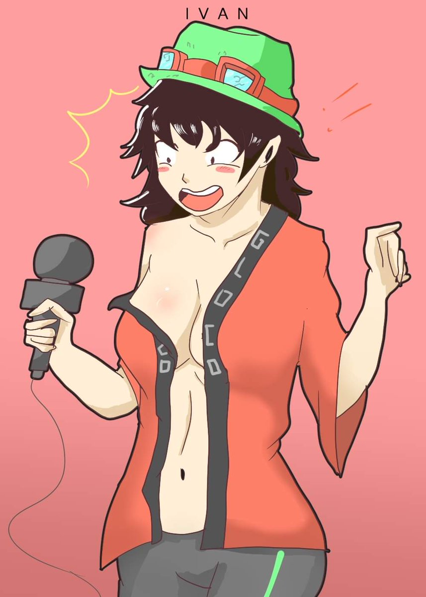 GLOCOgaming's tweet photo. Guys... I never knew the day would come... But It finally happened... BEHOLD!! 

GLOCOppai! (I dunno what to call her, lmao!)

FanArt by: Ivan Adrian

It's actually been my dream to be genderbent, lmao, Im so happy XD https://t.co/JHInk5zLIP