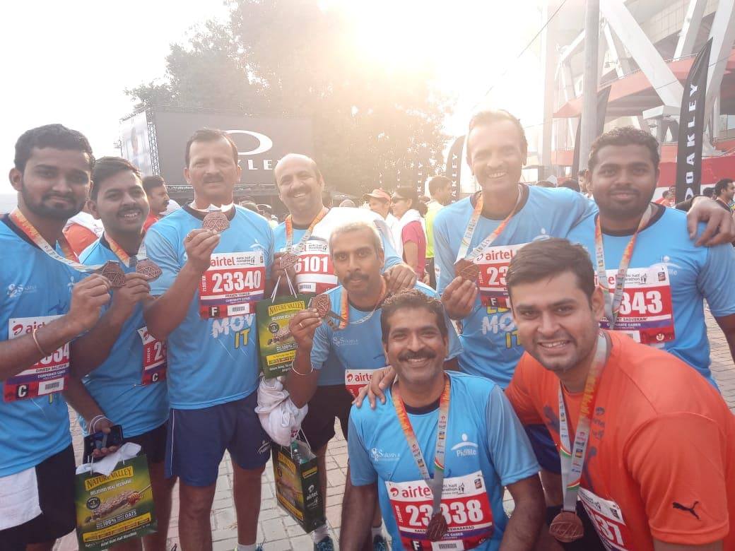 sukaryango's tweet photo. Thank you Pidilite Industries Limited for running a Corporate Care team for Sukarya in #ADHM2018 .
#Pidilite #ADHM #BecauseYouCare #ConnectEngageTransform #DaudDilli #DelhiHalfMarathon #halfmarathon #running #DelhiRunners #Delhi https://t.co/9rnsl7Ffl9