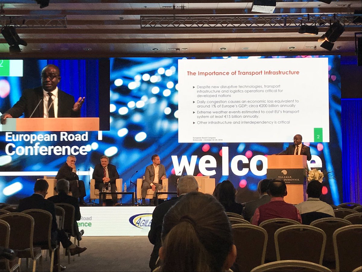 JakeNiitty's tweet photo. Euroopan ruuhkat alentavat BKT ta ja hidastavat kasvua #IRF #ERC2018. Suomesta mukan @roadscanners ja @ramboll_fi. https://t.co/CrcSO9zCEQ