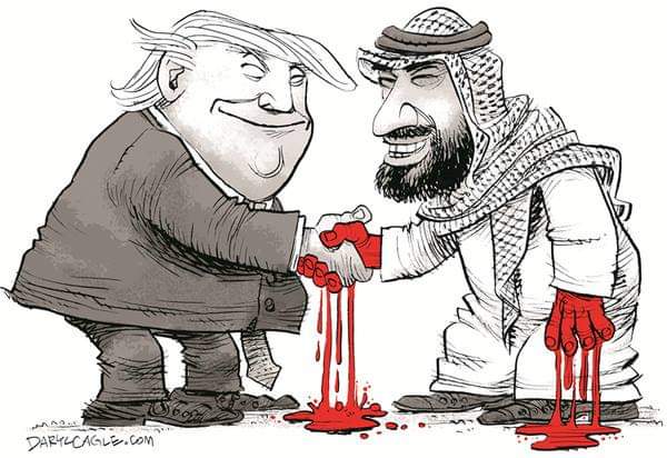 Kamal1366's tweet photo. where's the #Un, where's #HumanRights, where's the #american when #SaudiArabien do murders and they crying out #Iran is dangerous for #MiddleEast. @realDonaldTrump the idiot
#downwithsaudi the #bloodlust
#Khashoggi @bbcpersian https://t.co/NvLCvJtdOx