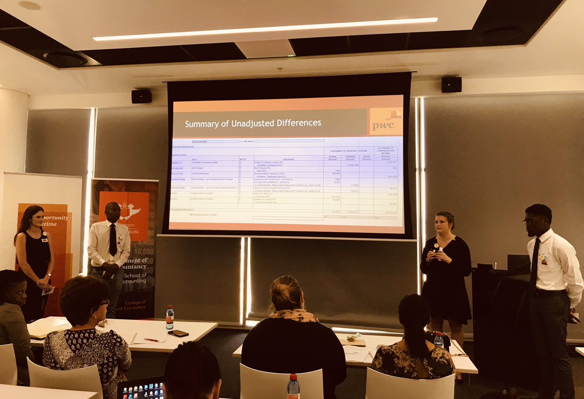 UJAccountancy's tweet image. Q and A for Team Resilient @pwc_za #ExtraAUDinary