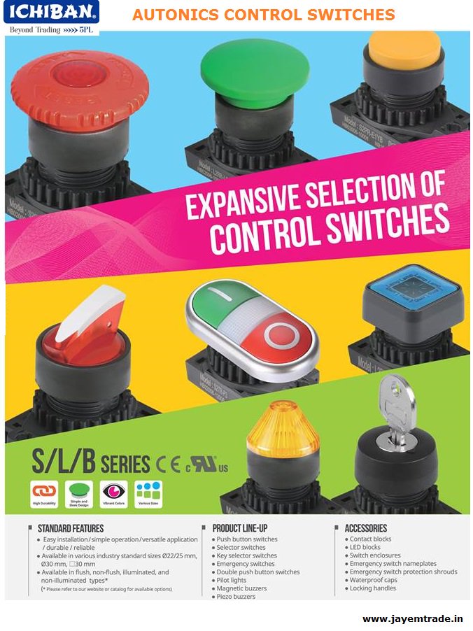 jayemtrading's tweet photo. Autonics : Extensive range of #controlswitches are available including #pushbuttons, #selectorswitches, #emergencyswitches, #pilotlights, #buzzers, and more. https://t.co/YL4UC7673S