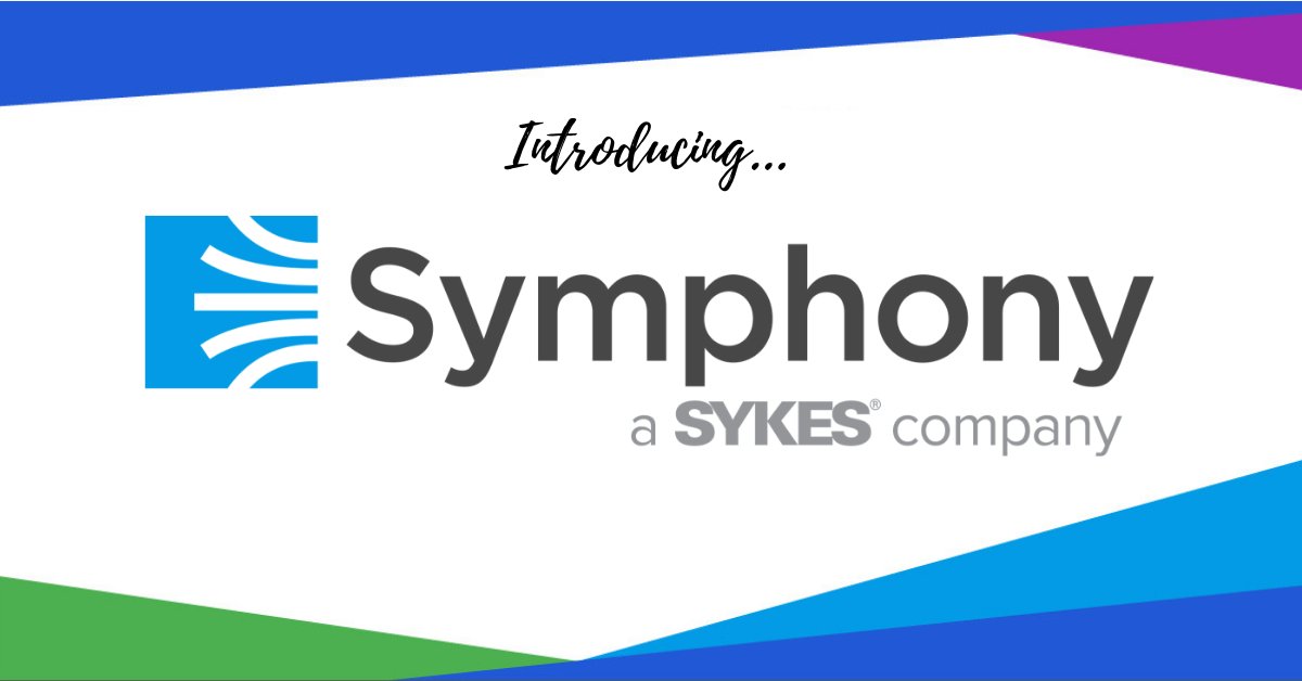 We’re thrilled to announce that we are now Symphony, a SYKES company.  The same Symphony passion and expertise – now Supercharged with <a href="/SYKES_Global/">SYKES</a> scale and commitment to #DigitalOperations. hubs.ly/H0fdqjh0 #RightPartner #RPA #IntelligentAutomation