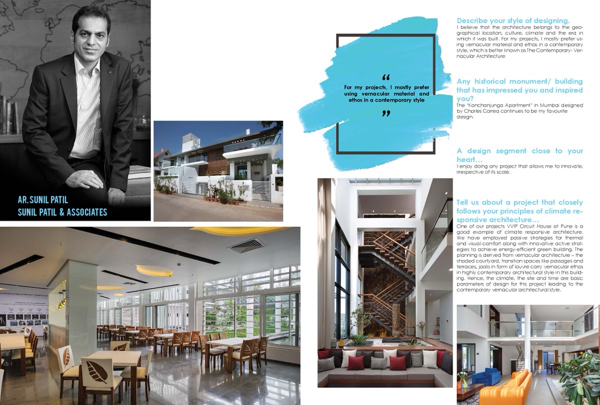 SunilPatil_SPA's tweet photo. We are glad to share that iDecorma has featured SUNIL PATIL AND ASSOCIATES  in their Anniversary Issue. https://t.co/AUpzYMwdw1