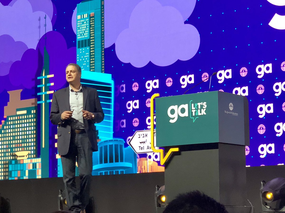 Ostrov_A's tweet photo. Inspiring address now at #JFNAGA from Imad Telhami, a Druze Israeli & CEO / Founder of #BabCom Centers, which is doing truly fantastic work integrating Arab & minority communities into the workforce, promoting co-existence & supporting the periphery in #Israel. https://t.co/3BnJtg340U