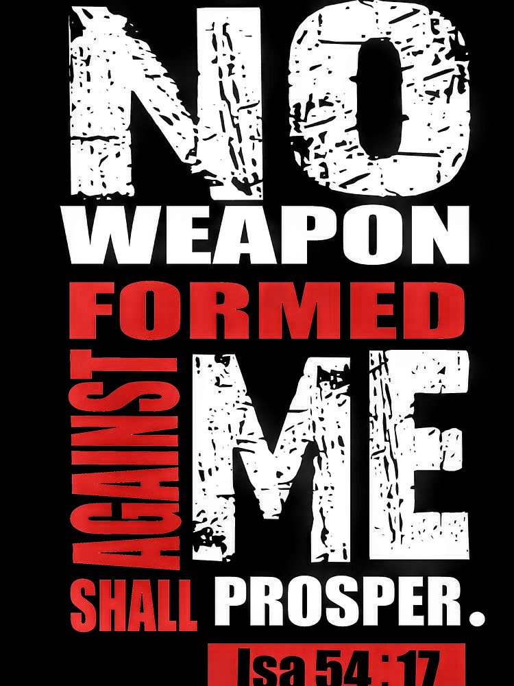 Jesusway7's tweet photo. @krazy4ujc In #Jesus Name #NoWeaponFormedAgainstYou shall #Prosper!!! https://t.co/DW0XCMDXfk