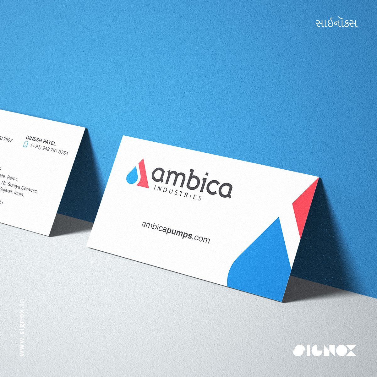 SignoxDesigns's tweet image. To enhance the brand value with the latest design trends, SIGNoX Team has designed brand identity, brochure, marketing touch points and establish a new look for "Ambica Industries" : India's leading manufacturer of energy efficient submersible pump-set!
signox.in