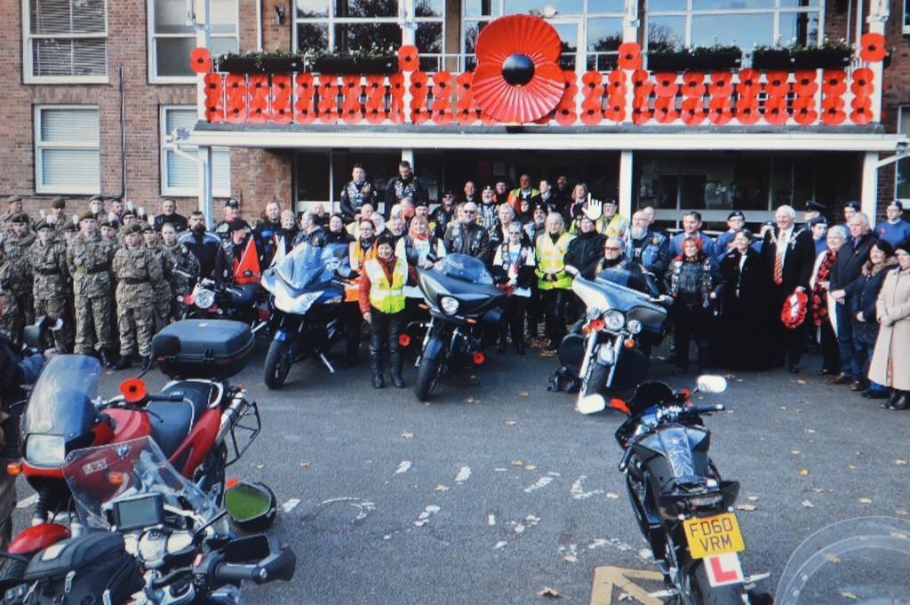 northwalespoppy's tweet photo. #poppy Appeal Launch with #rblr aka ‘the riders’ 09.00 28th October Guildhall ,Wrexham. All are welcome. @wrexhamcbc @wrexham @PoppyLegion https://t.co/B1E2ZuefLg