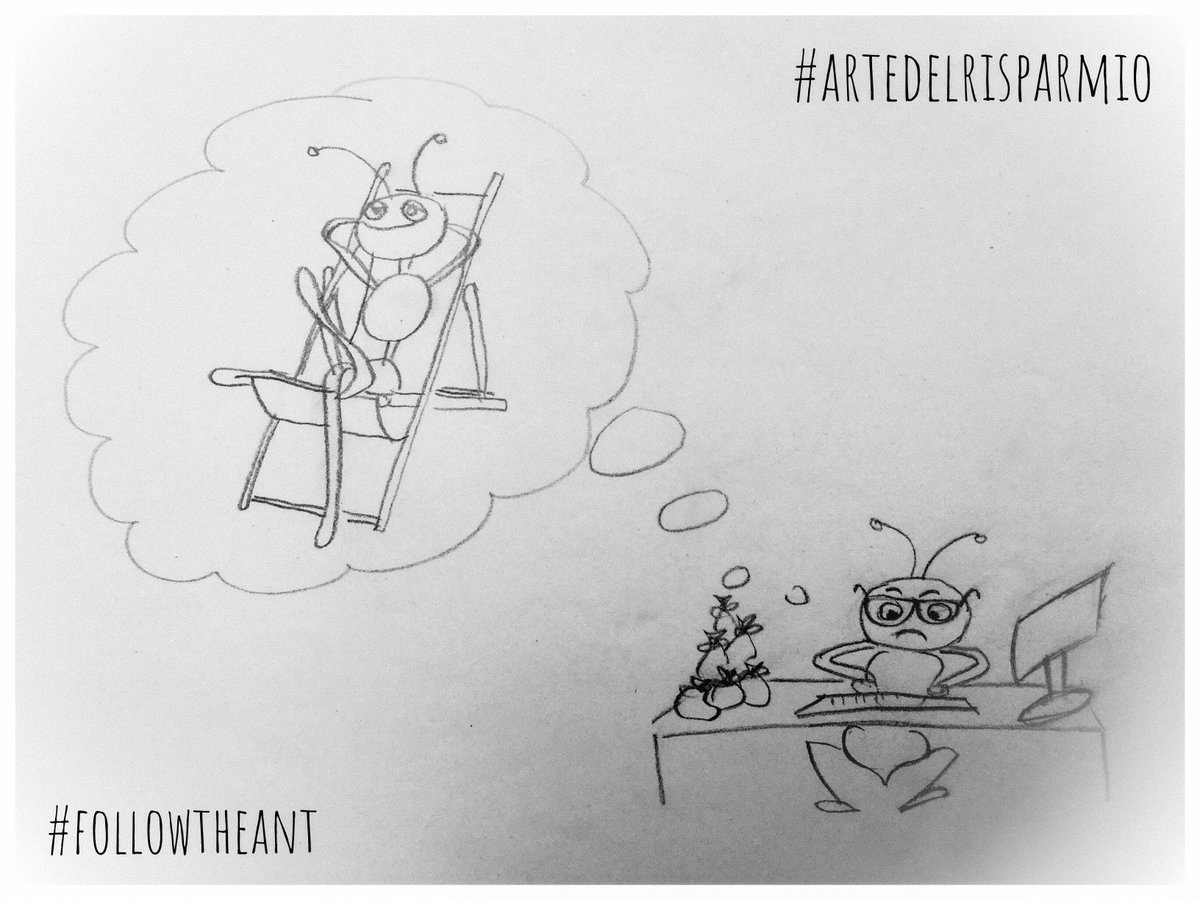 MdR_Torino's tweet photo. La formica è saggia ed esperta, ma non abbastanza da prendersi una vacanza.
(Clarence Day)
Il #24ottobre torna l’Arte del Risparmio! https://t.co/2KoOfsHYbv
#artedelrisparmio #seguilaformica #ArtOfSaving18 #followtheant #worldsavingsday https://t.co/Llj0zsrH5N