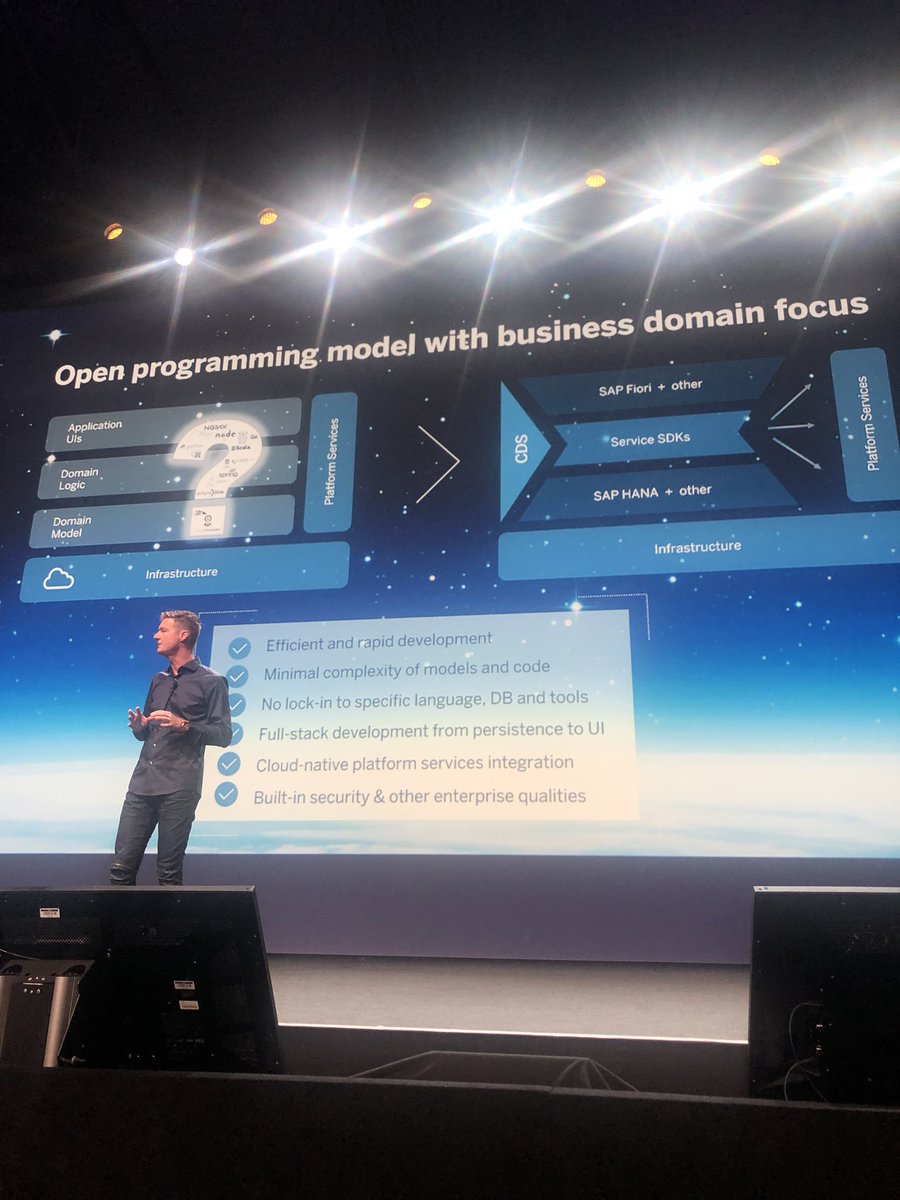 GilPerezLG's tweet photo. SAP TechEd Barcelona- open programming models with business domain focus - the winning combination!! #sap #innovation @_bgoerke #startups https://t.co/DEcoq3uGEv