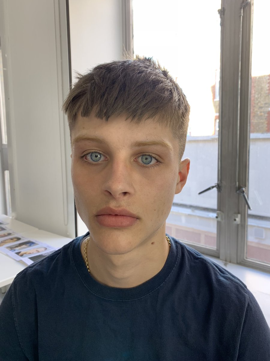 emilyporter__'s tweet image. Before / after. Developing new faces at Premier ready for S H O W S E A S O N! #newfaces #model #modeldevelopment #makeup #hair #browbleaching art direction by Paul Rowland