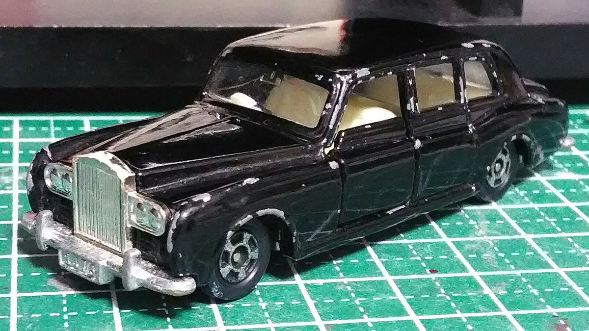 Ryuto 黒塗りの高級車を入手しました トミカ ロールスロイス ミニカー 黒塗り 高級車