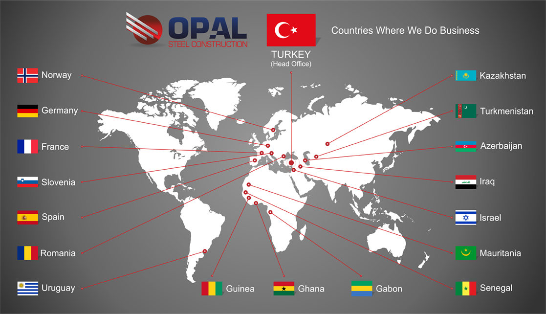OpalCelik's tweet photo. Countries Where We Do Business
#norway #germany #france #slovenia #spain #romania #uruguay #kazakhstan #turkmenistan #azerbaijan #iraq #israel #mauritania #senegal #guinea #ghana #gabon #steelconstruction #steelfabrication #steelcontractor https://t.co/XVrkoXN5S5