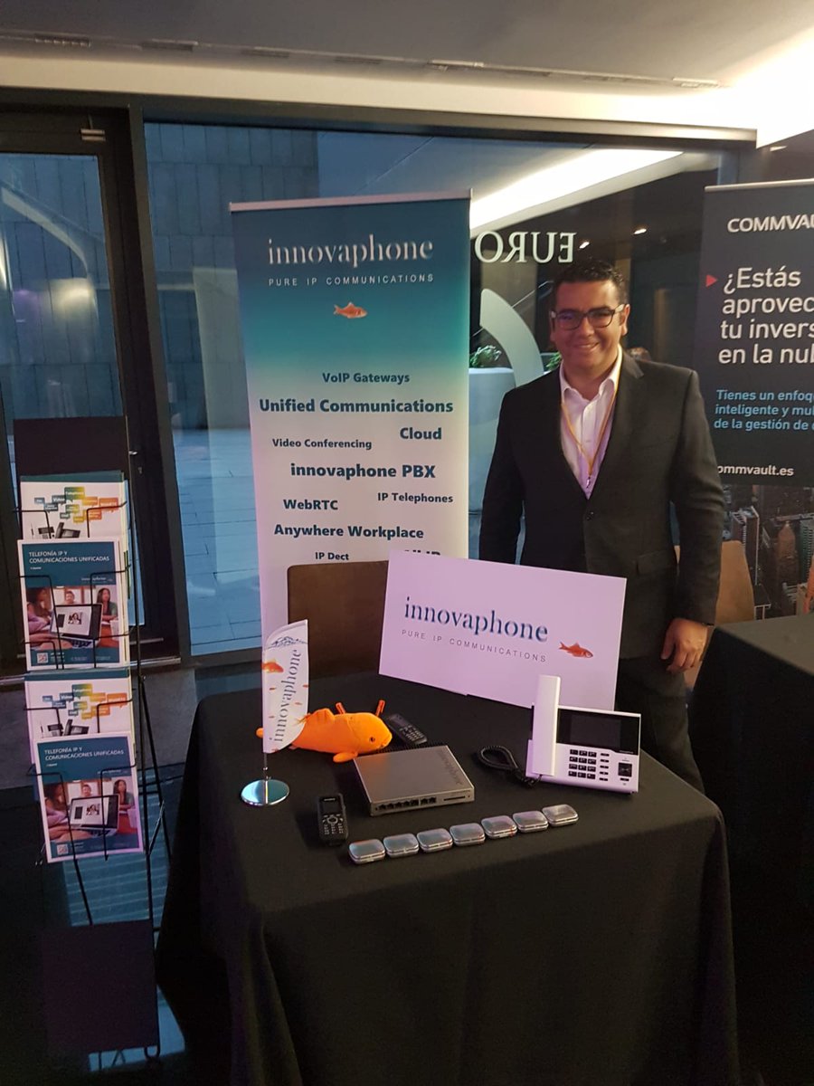 innovaphone_ES's tweet image. ¡Saludos desde el #ForoASLAN de Madrid! ¡Os esperamos!