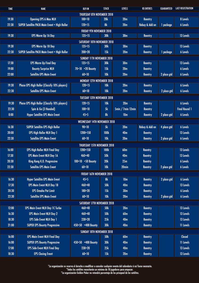 European Poker Series tweet media