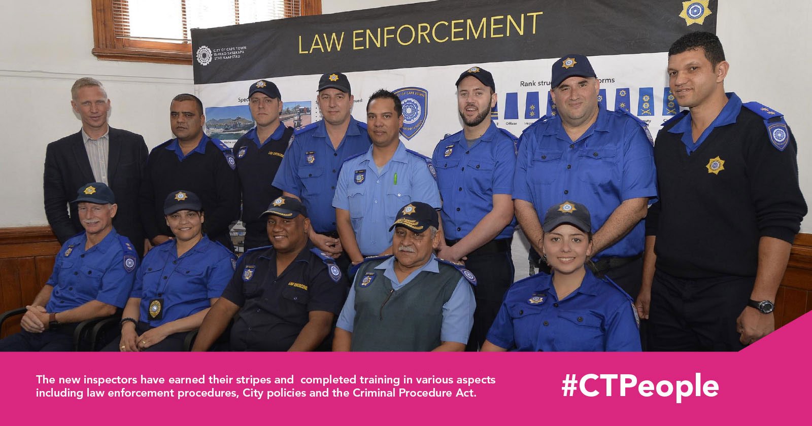 City Of Cape Town On Twitter Ten Members Of The City S Law Enforcement Auxiliary Volunteer Initiative Have Earned Their Stripes Been Appointed As Inspectors The Members Have Been Trained In Various
