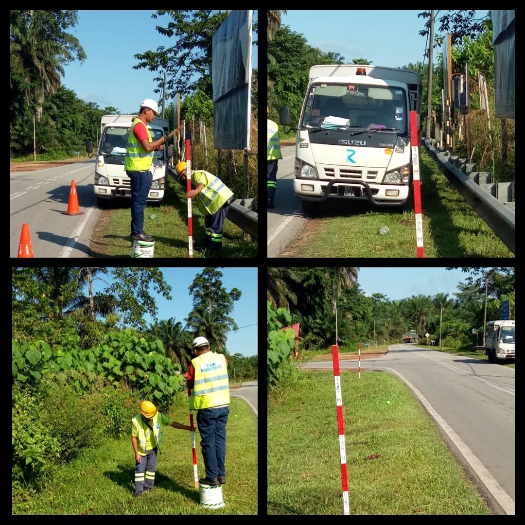 #teamroadcare  Persedian menghadapi banjir..Kerja2 memasang pancang banjir ☔ 🚧🛑◽🛑◽🛑 di laluan FT64 Jalan Benta Maran Sek 121.00 <a href="/jkrmaran/">JKRMaran</a> <a href="/JKRPAHANG/">JKR PAHANG</a> <a href="/JKRMalaysia/">JKR Malaysia</a> <a href="/MOWorks/">でやんす</a> <a href="/CSFJ_JKR/">Cawangan Senggara Fasiliti Jalan (CSFJ)</a> @Roadcare_Msia <a href="/Roadcare_Phg/">ROADCARE PAHANG</a> <a href="/ProtascoBerhad/">Protasco Berhad</a>