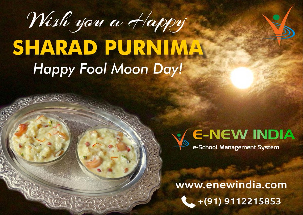 enewindia2's tweet photo. #EnewIndia wishes a very auspicious & prosperous “Sharad Purnima”, also known as “Kojagiri Puja” to everyone.
#SharadPurnima #KojagiriPuja https://t.co/QlXjYB8XwD