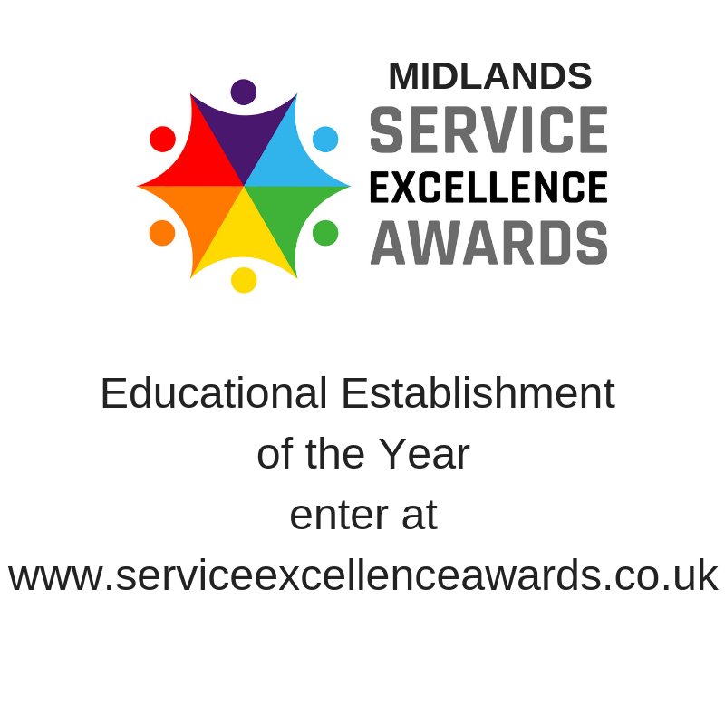 Educational Establishment of the Year - Who gets your vote? Please RT. The award is one of ten to be presented at a black-tie awards ceremony at the Midlands Service Excellence Awards 2019. buff.ly/2NXm0Zm
#SEAward2019 #Awards #Business #Education