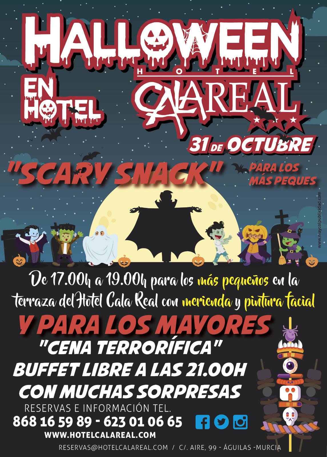 Halloween en Hotel Calareal de Águilas 