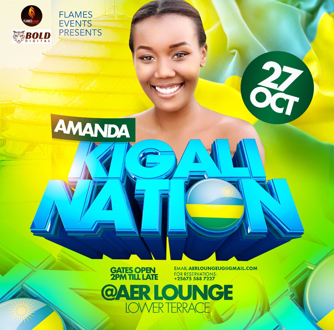 sparklemagency's tweet photo. This Saturday don't miss #KigaliNation @AerLounge hosted by @tetatheculest 
As we celebrate #Rwanda Culture and Music. 

For table reservations contact:
+256755702834
#FlamesEvents @gareth_onyango https://t.co/LTuHHUVsHL