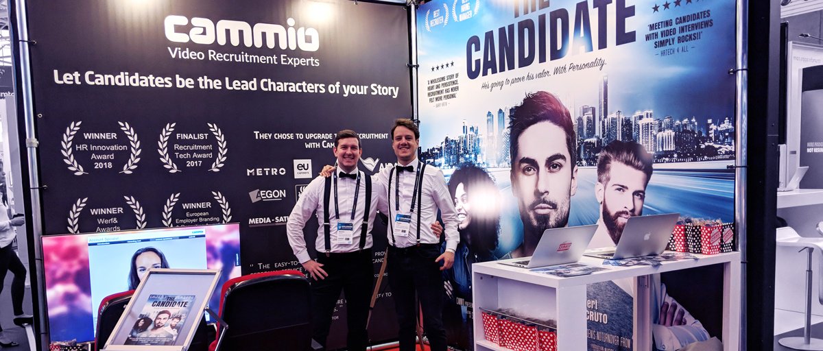 Cammiome's tweet photo. Have you ever wondered what's it like playing in a movie? Sascha and Rogier are looking forward to meet you at the #Cammio #Booth131! Let's place the candidate back on the spotlight @UNLEASHgroup @RAI_Amsterdam #HRTech 🍿
https://t.co/L5GztNr4l0 https://t.co/bg1T8rN8V9