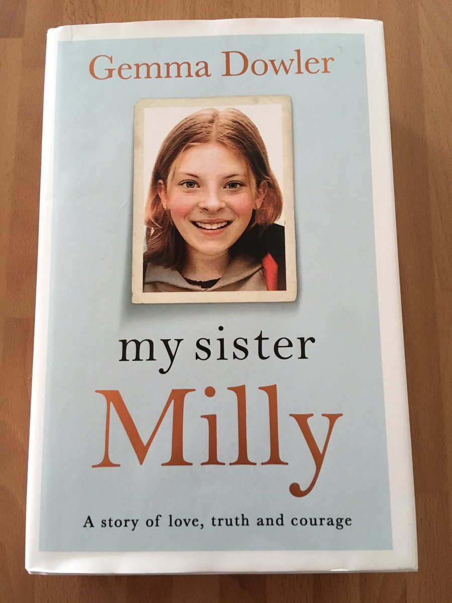 I’ve literally only read the intro to this book and totally hooked! #MillyDowler #MySisterMilly #GemmaDowler