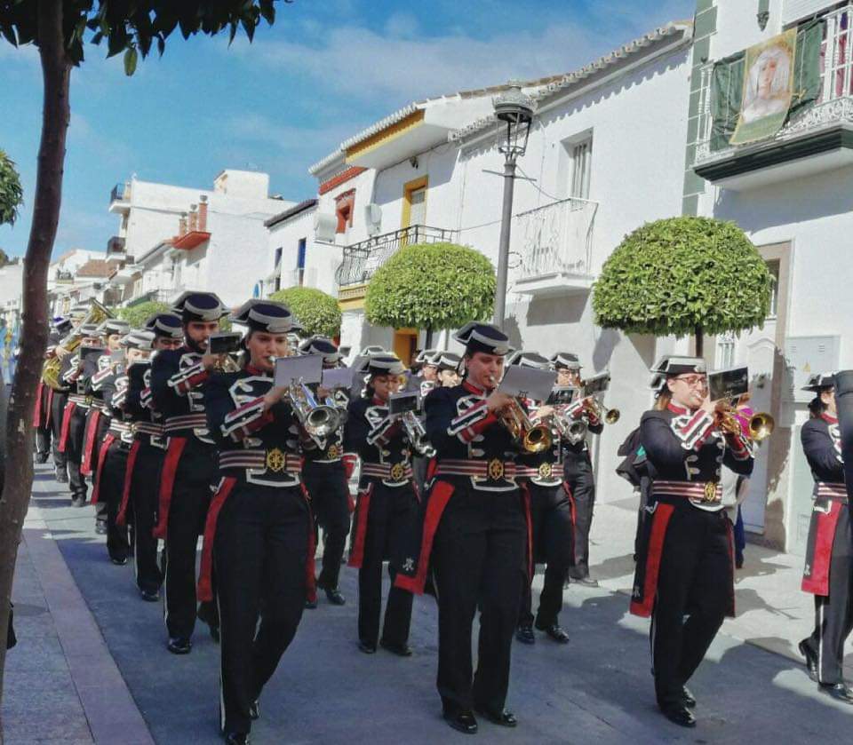 MalagaSalon's tweet photo. La AM Remedios Estepona @AMRemediosEstep nos deleitarán con sus sones en Málaga Cofrade. Gran cartel el que estamos preparando para todos ustedes. https://t.co/WeRpttxo8p