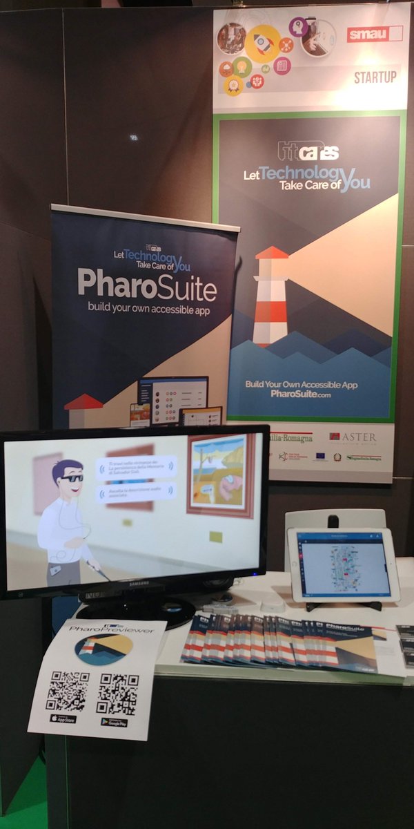 pharosuite's tweet photo. ITCares c'è! Venite a provare l'app dedicata alle startups della Regione Emilia Romagna creata con PharoSuite, il sistema gestionale per contenuti ed eventi. Smart, multimediale, accessibile ai non vedenti ed ipovedenti.

👉🏾 Milano City | Pad 4 | F09 👈🏾

@smaunotes #accessibilità https://t.co/RySpvdBcBf