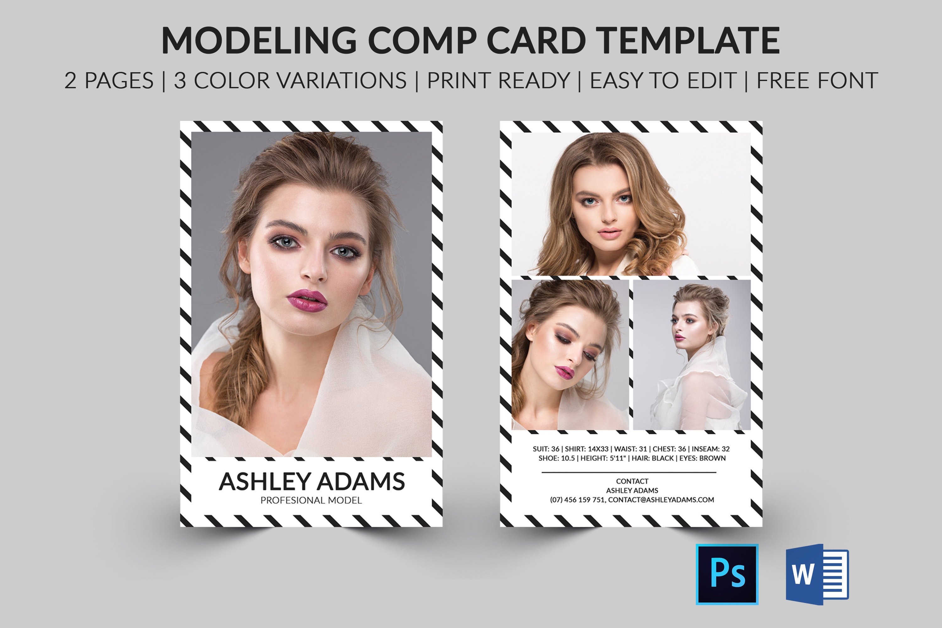 modelcompcard - Twitter Search / Twitter Within Model Comp Card Template Free