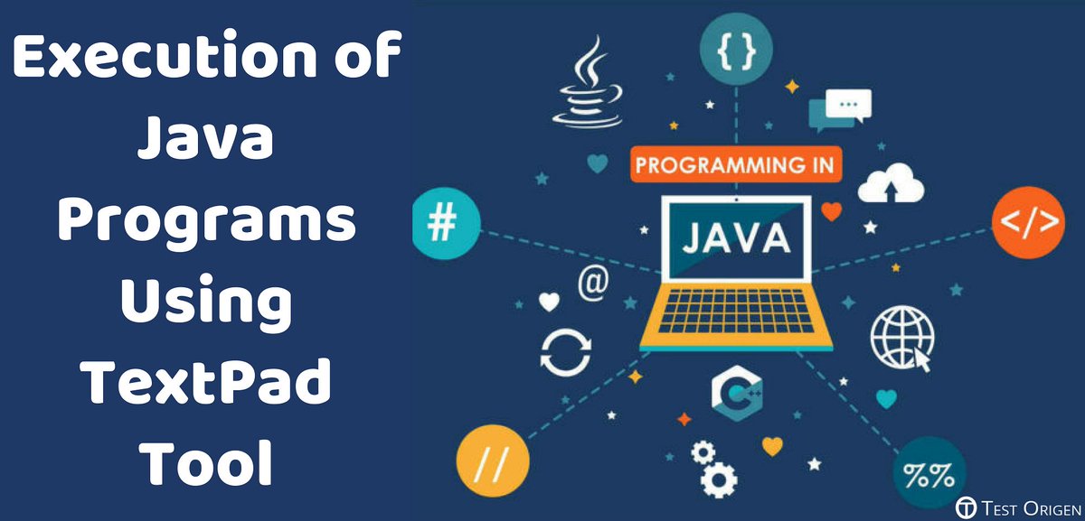 Test_Origen's tweet image. Here is the step by step guide for executing the #javaprograms using #TextPadtool, but before going further first just understand what TextPad tool is? And how it assists you in #writing your first #Java program.
testorigen.com/execution-of-j…