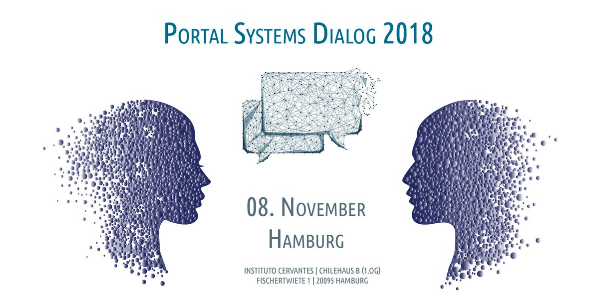 Portal_Systems's tweet image. Die Zukunft der Zusammenarbeit: Portal Systems Dialog 2018 - 08.11. in Hamburg #Collaboration #Shareflex #SharePoint #Office365 #d3ecm Jetzt kostenlos anmelden: hubs.ly/H0fdvjC0